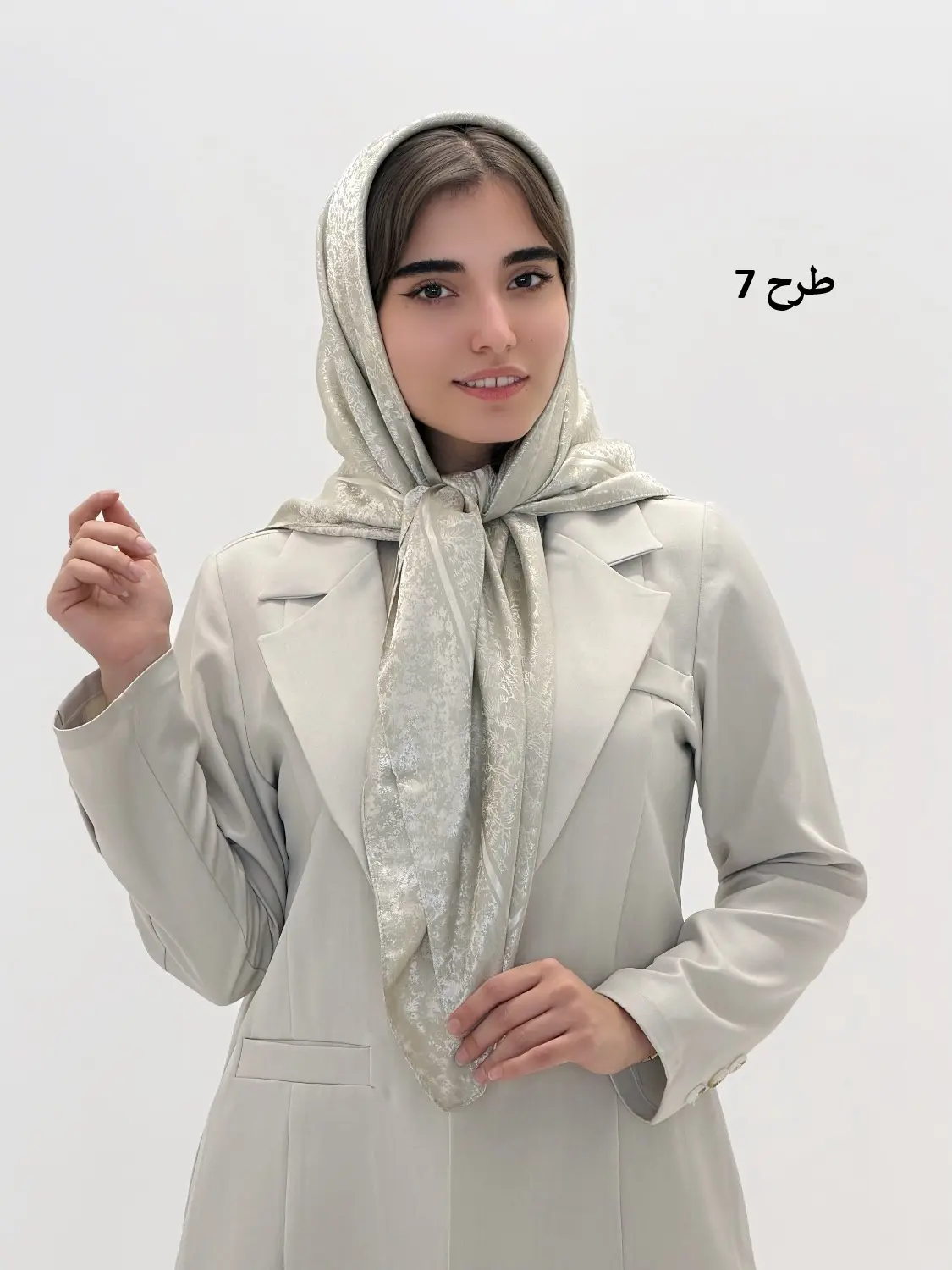 4586-روسری ژاکارد شهرزاد